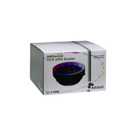 "Argus SU-800 120mm Processor Cooler - High-Performance Black Edition for Optimal Cooling and Reliability"